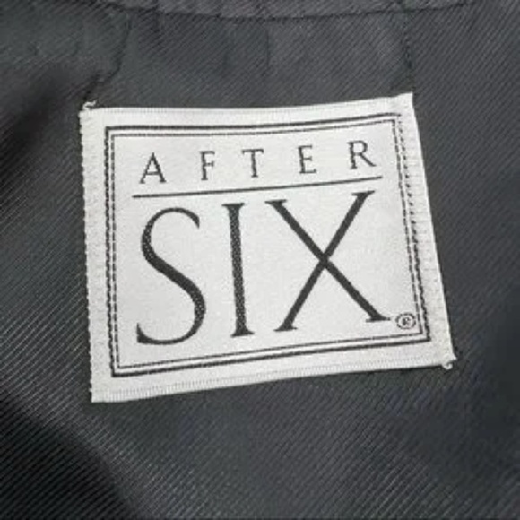 After Six Black Tuxedo Sport Coat Blazer Jacket Size 52 R Men’s - Picture 2 of 6